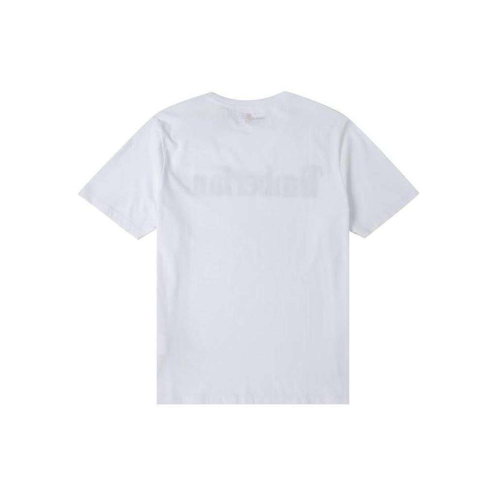 Timberland Outdoor Loose Short Sleeve T-Shirt Men Tops White A2Q72100