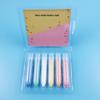 Washable, Vivid Water-Soluble Chalk: Dust-Free, Colorful, Erasable, with Clip for Teachers and Kids