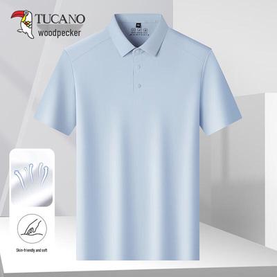 Men's Ice Silk Short Sleeve Polo Shirt