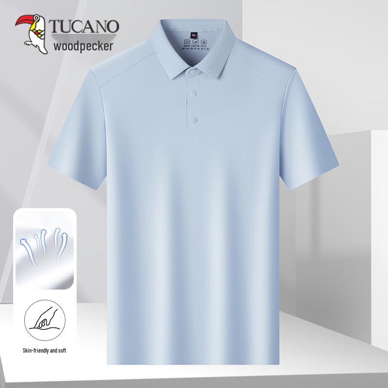 TUCANO Men s Ice Silk Short Sleeve Polo Shirt 54