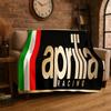 Racing Car A-Aprilia Logo Moto Flannel Blanket Soft Warm Throw Blanket for Bedroom Living Room Bed Travel Camping Picnic Gift