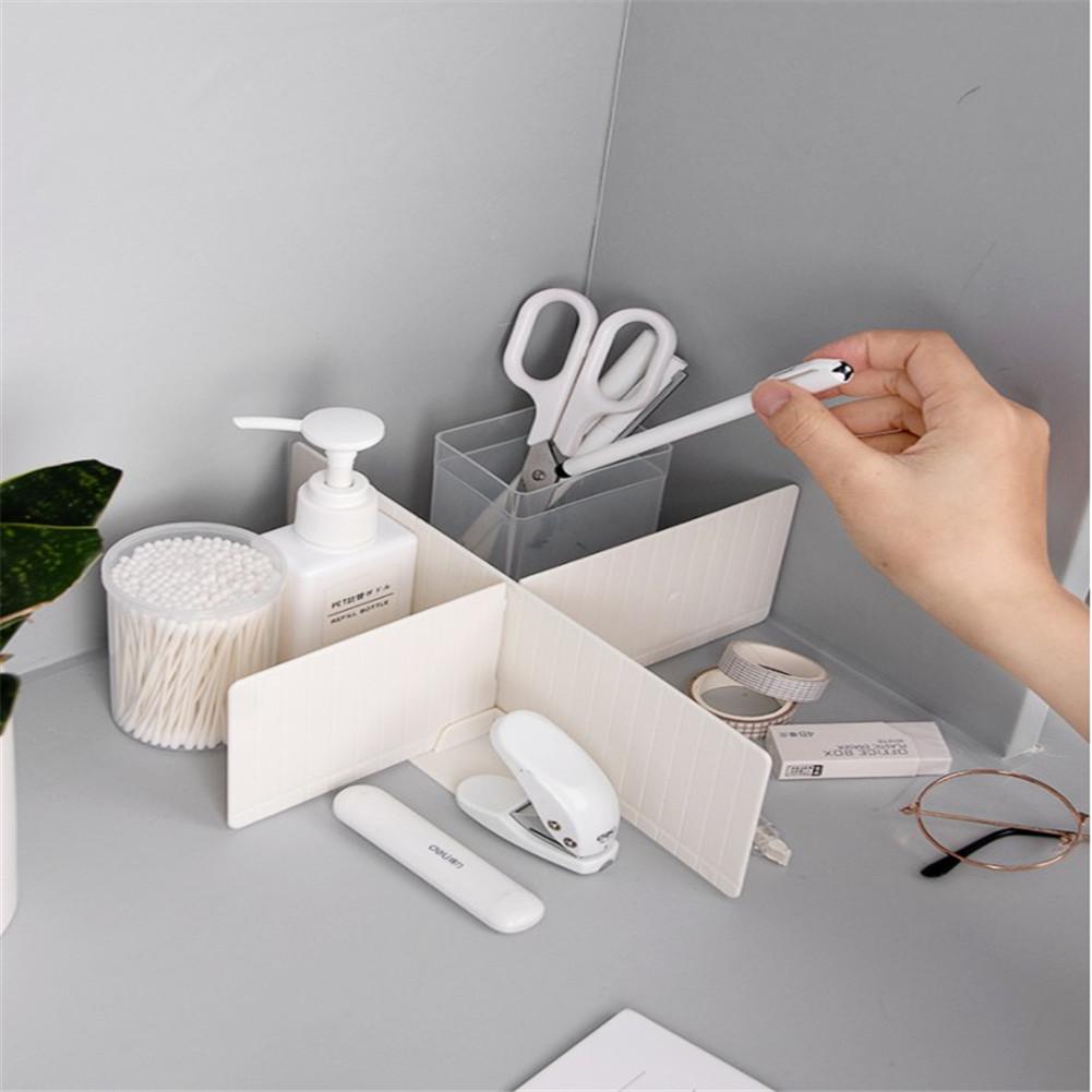 6pcs/set Pp Freely Combined Layered Partitions Creative Drawer Sorting Storage Compartment Divider