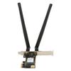 Wireless WiFi 6 PCIE Card with 2 Antenna 1800Mbps 2.4Ghz 5Ghz Support MU MIMO Bluetooth 5.2 Wireless Network Card for