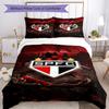Paulo Fc Emblem Printed Pattern Duvet Cover Set – Includes 1 Duvet Cover and 2 Matching Pillowcases Bedroom Decor Christmas Gifts