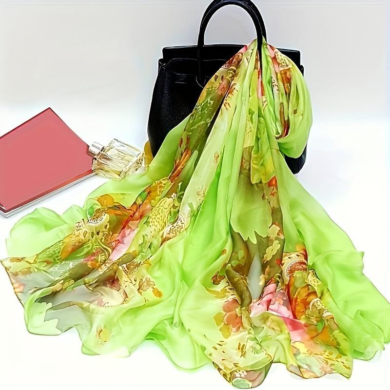 Sunscreen Beach Oversized Autumn and Winter Scarf Women's Shawl Scarf Spring Chiffon Scarf