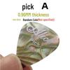Alice Celluloid Guitar Picks, 100-Pack, 0.46mm-0.96mm