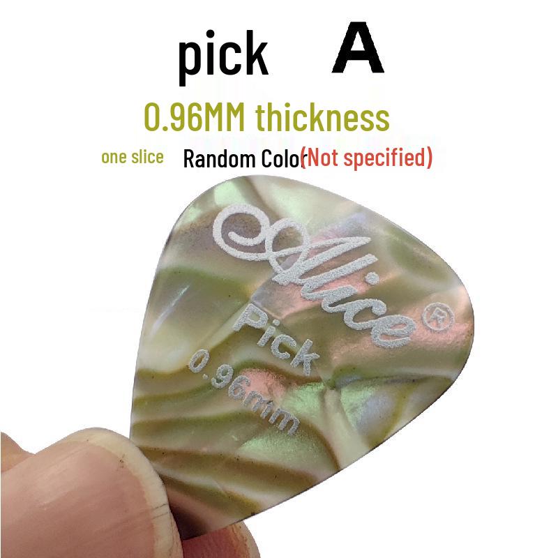 Alice Celluloid Guitar Picks, 100-Pack, 0.46mm-0.96mm