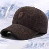 Winterverdickte Herren Schiebermütze mit Ohrenschutz für Mittelalte und Ältere