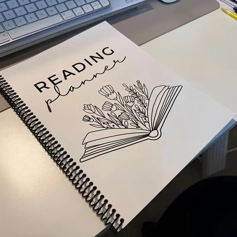 Reading Plan, Reading Book Review Plan, Book Review Log, Monthly Reading Log Librarian Gift, Bookworm Gift
