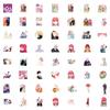 55 Cross-Border Love Symbol Graffiti Stickers for DIY Decoration - Perfect for Suitcases and Phones