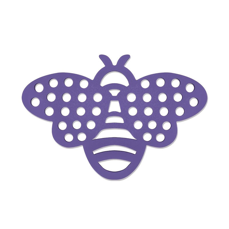 1pcs Bee Waterer Floating bee Butterflies watering station PVC Foam Bee feeder Garden Decoration For Courtyards Patio Lawn Porch (purple,1pc) фиолетовый