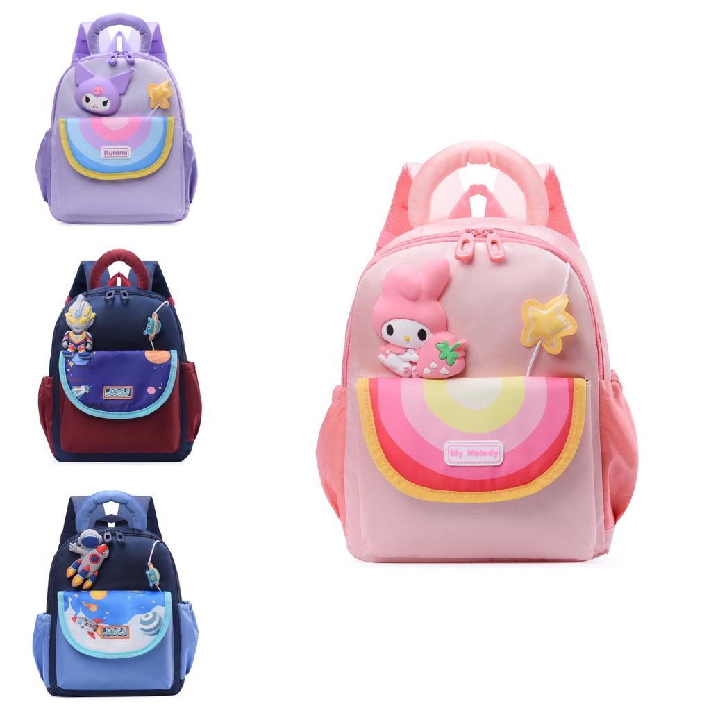 Kuromi Kids School Backpack With Large Capacity And Cartoon Design For Preschool Children