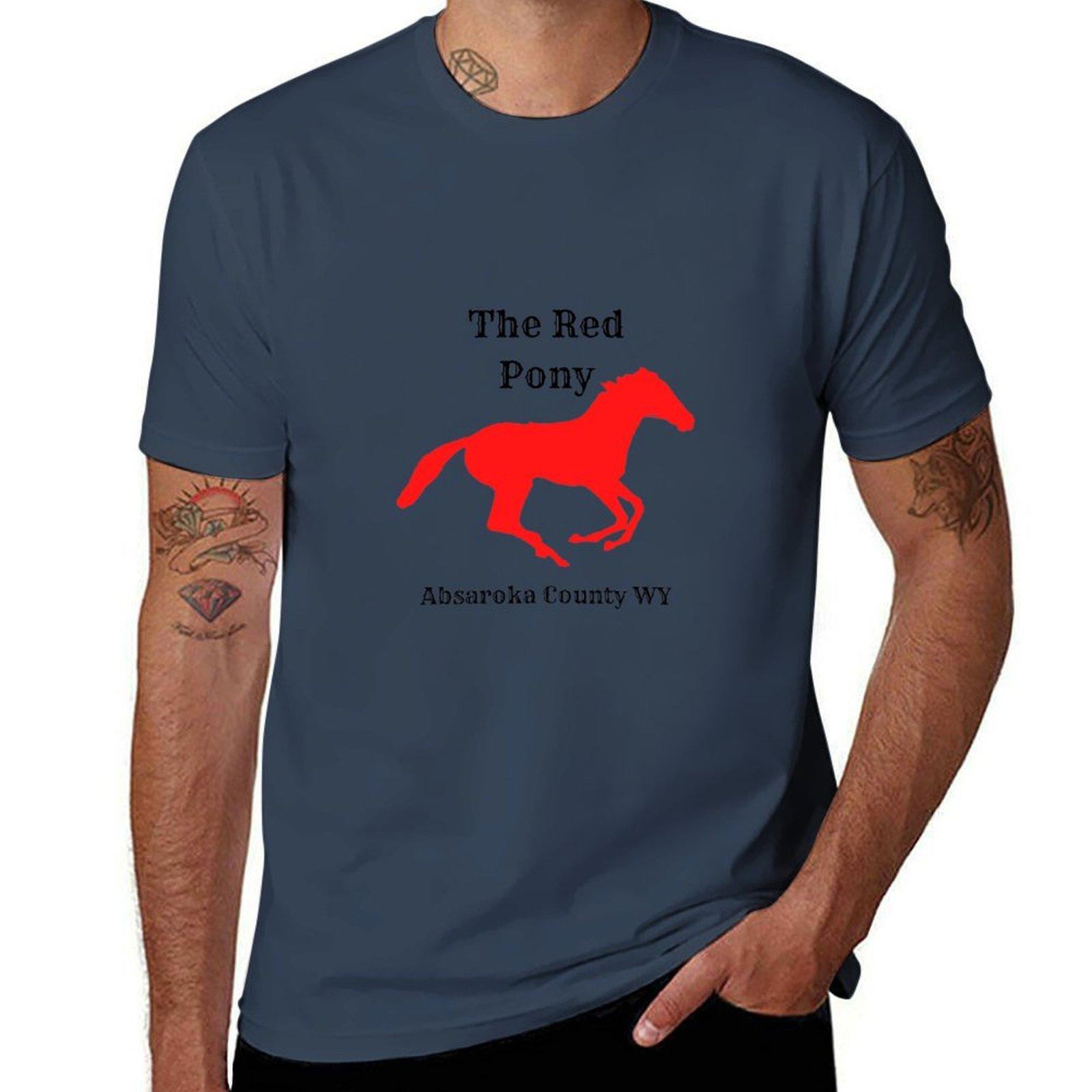 The Red Pony Absaroka County Tshirt Casual Trendy Short Sleeve Tshirt S
