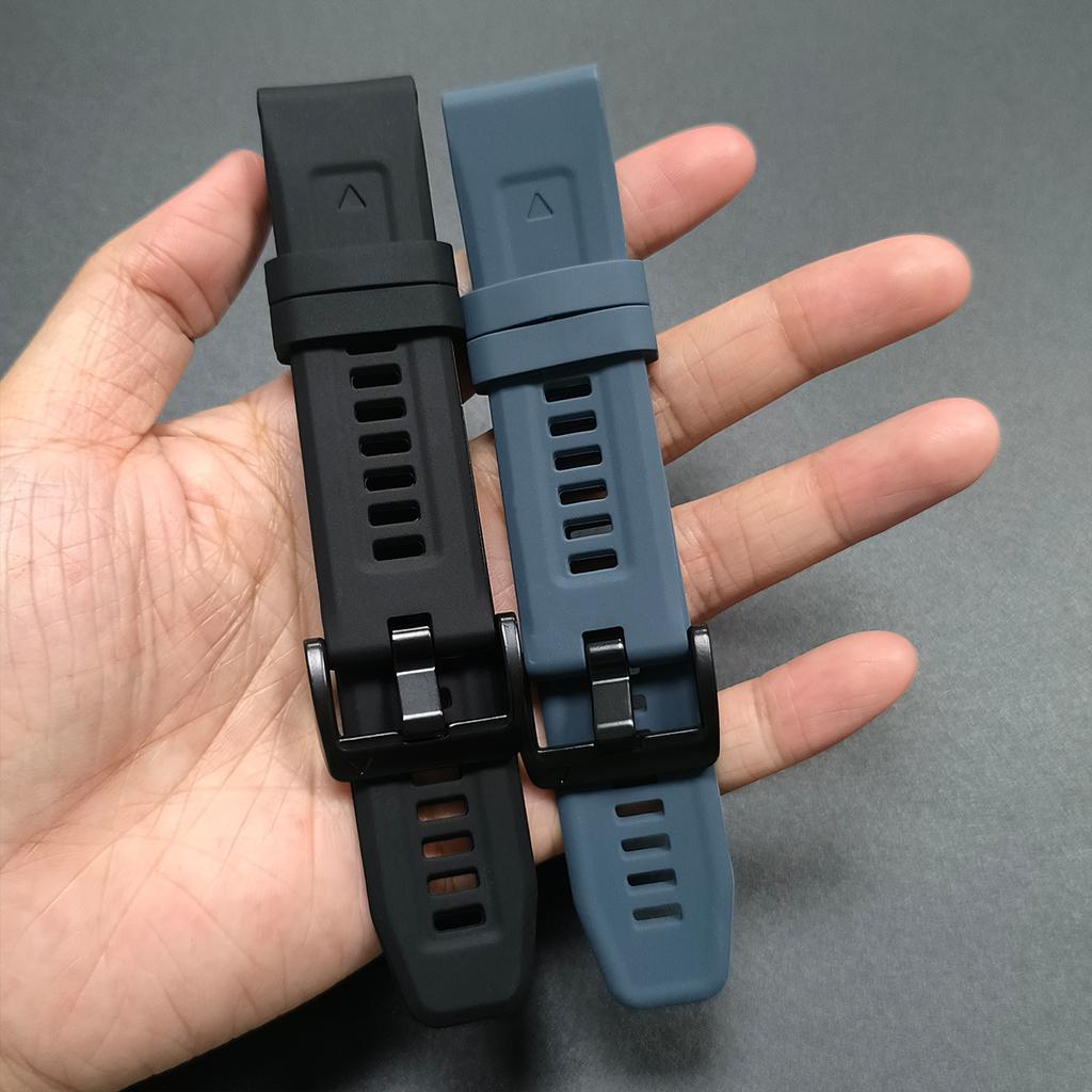 22 26mm QuickFit Watch Band for Garmin Fenix 8pro E 7 7X 6X 6 Pro 5 5X Plus Silicone Strap Enduro 3/Tactix 8/Quatix 8 Wriststrap