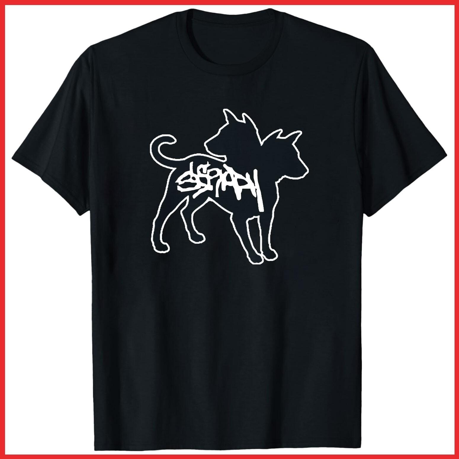 Seraph Dog Black Cotton T-Shirt S-5XL XL