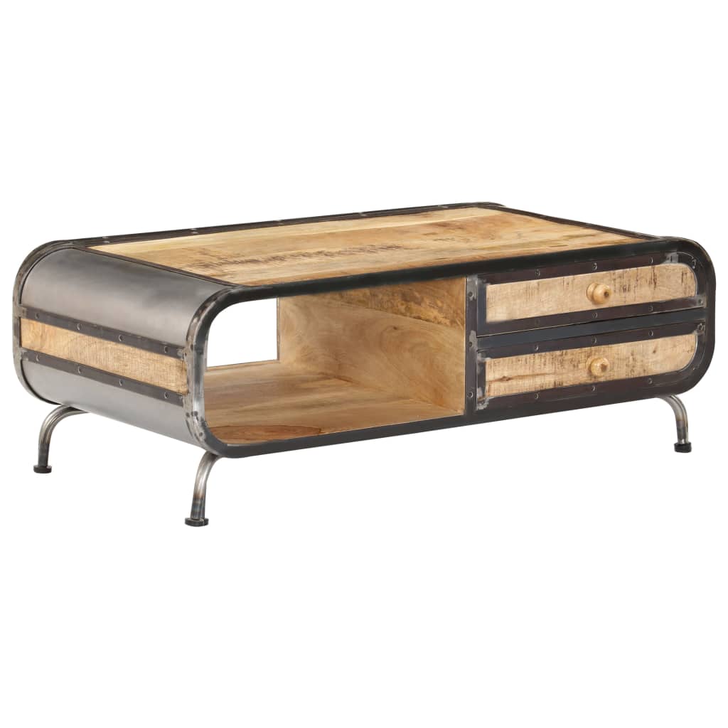 Coffee Table 100 X 50 X 35 Cm Solid Mango Wood