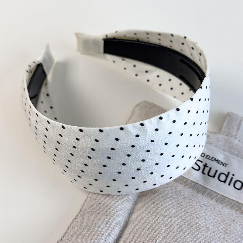 Korean Retro Plaid High Top Fashion Headband & Versatile Hair Clip 2025