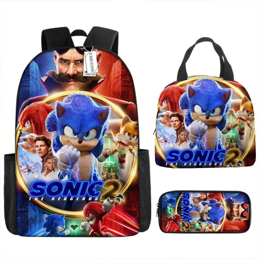 Backpack Trend Backpack Anime Large Capacity Elementary School Bag Lunch Bag