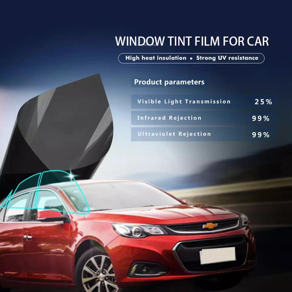 Automotive Car Heat Control Window Tinting Kit Precut Window Tinting Computer Cut Out Front Side Windows Film Blocking Light