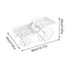 European Dessert Rack Plastic Material Party Dessert Table Decoration Food Fruit Plate White Birthday Party Beautiful Cake Stand