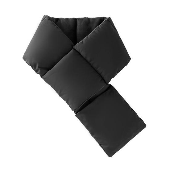 Winter Warm Scarf Solid Color Thickened High-Density Windproof Fabric Wrap Design Women Down Scarf Daily Outdoor Use
