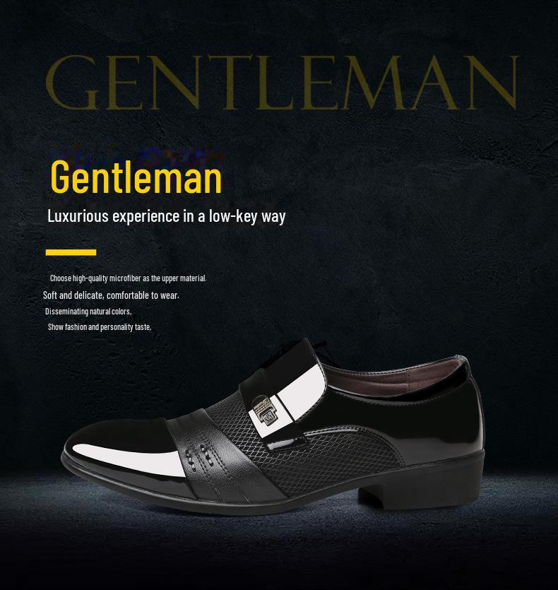 Men's Large Size British Casual Leather Shoes – 2024 Spring & Autumn Business Formal Collection