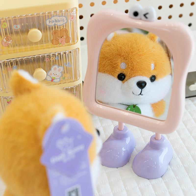 New Table with Cute Pet Series Dolls, Cartoon Pets, Small Animals, Plush Toys, Students and Children's Gifts