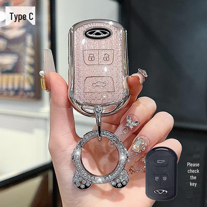 Hochwertige Schutzhülle für Schlüssel für Chery Tiggo 8, Tiggo 7, Tiggo 5x