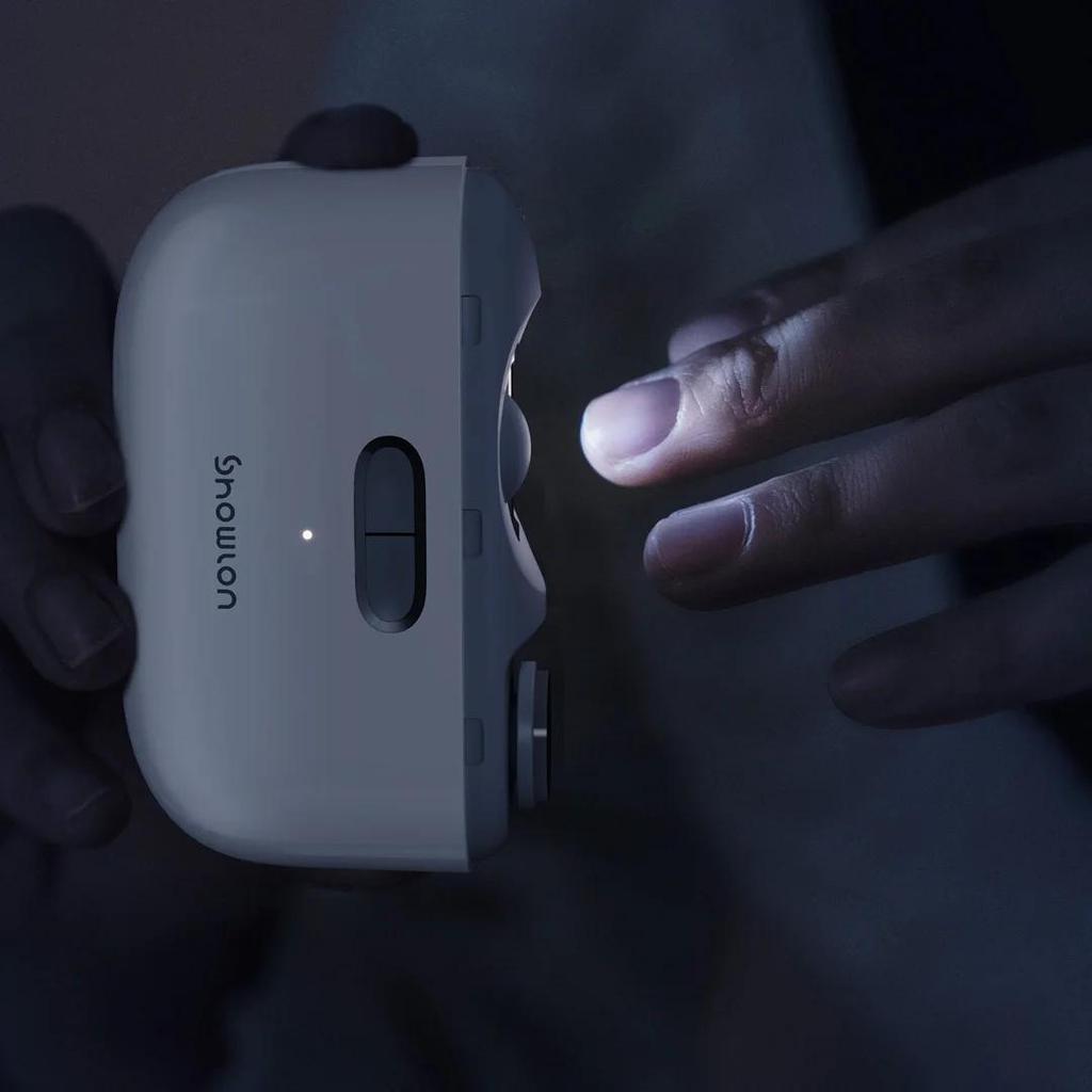 Xiaomi Showlon Electric Polishing Nail Clippers Automatic Nail Cutter Trimmer Lighting Safe and Convenient For Elder People/Baby