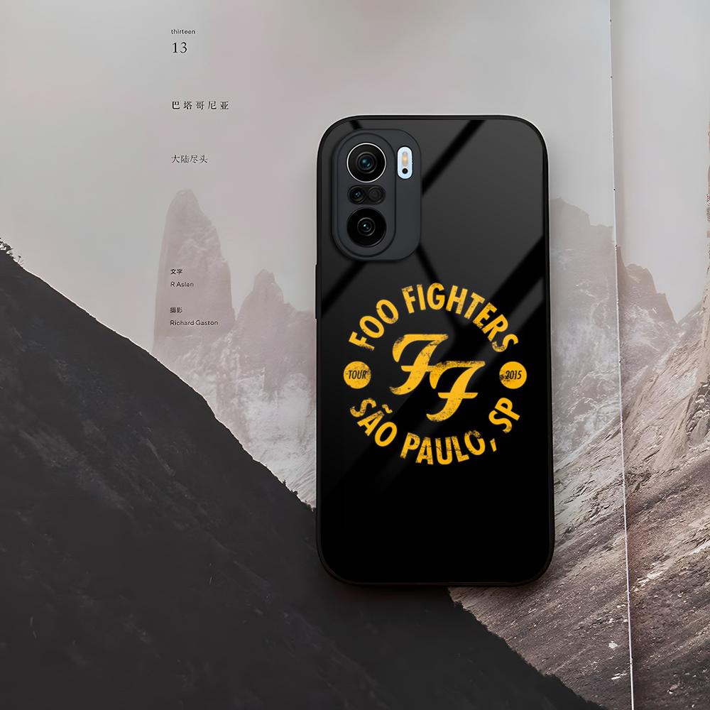 Foo Fighters Rock Music Phone Case Tempered Glass For Xiaomi 15 14 12 Lite Pro 13 11t Lite POCO M6 M5 X6 X5 X3 F5 F6 Pro Cover