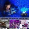 USB Night Light Bluetooth Music Projector Starry Sky Projection Light Starry Sky Rotation Starry Sky White Light
