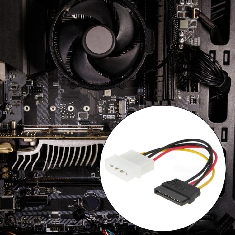 15Pin Female To 4Pin Male Extension Power Cable Desktop Computer HDD Hard Disk Power Supply Cable For PC Desktop