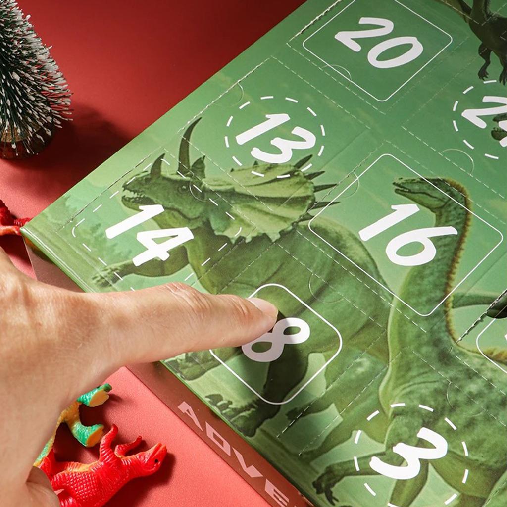 Dinosaur 24 Days Christmas Countdown Calendar Dinosaur Toys Advent Countdown Calendar Xmas Gifts for Boys Girls Toddlers