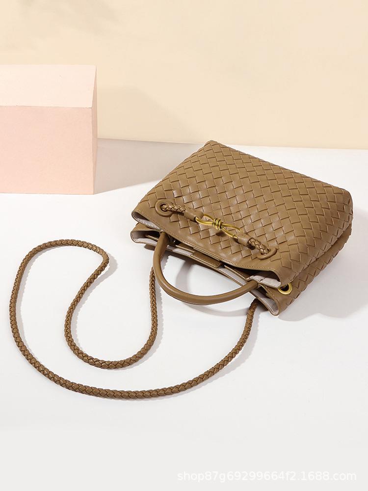 Borsa Tote a Fiocco Artigianale da Donna Transfrontaliera: Borsa Versatile, Borsa a Spalla e a Tracolla con Stile Piccola Fragranza
