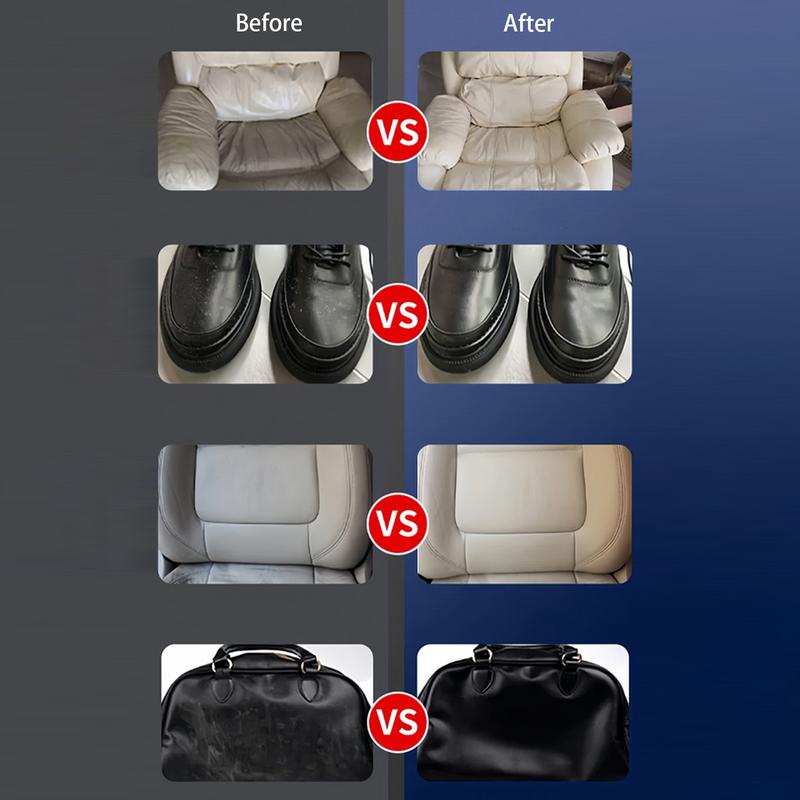 120g Leather Seat Maintenance Cream Car Leather Cleaning & Polishing Oil Multifunctional Leather Care Cream for Sofa Cleaning