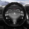 Suitable for b444 Plush Steering Wheel Cover Winter Cold-Proof and Warm Cover for Models 208 E-208 2008 E-2008 3008 E-3008 Partner Rifter 3 444b