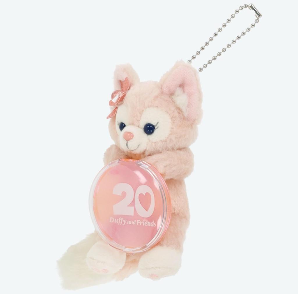 DisneySea Duffy Friends Keychain by Linabelle Friends 20th Anniversary Colorful Bubble Popular Disney Gift [Tokyo Exclusive] & "Duffy & Happiness"