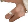 Sweet Heart Ring: Adjustable, Open-Style Light Luxury Ring for Women