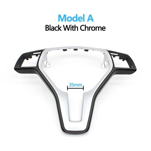 Car Steering Wheel Outer Frame Chromed Cover Trim For Mercedes BENZ C E GLK CLS Class W176 W246 W204 W212 GLK204 W156 W117 W218