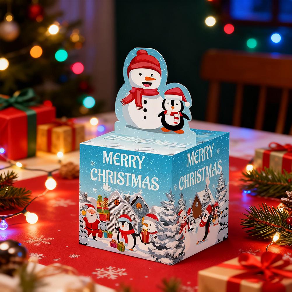 Christmas Surprised Money Box Christmas Party Favors New Year Party Gifts for Kids Christmas Decorations Xmas Decoration
