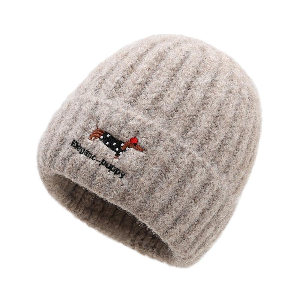 Fashion Warm Winter Hat Ear Protection Thickened Knitted Cap Elastic Casual Beanie Hats Men Women
