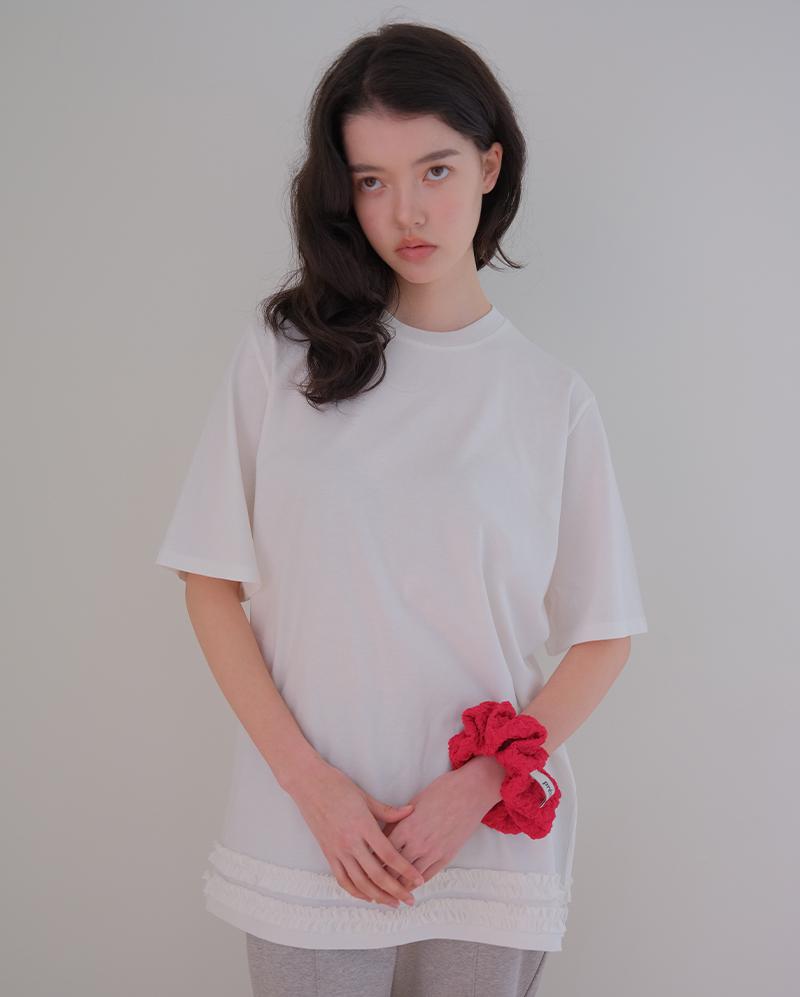 Prebois Frill Oversized T-Shirt Black/Free