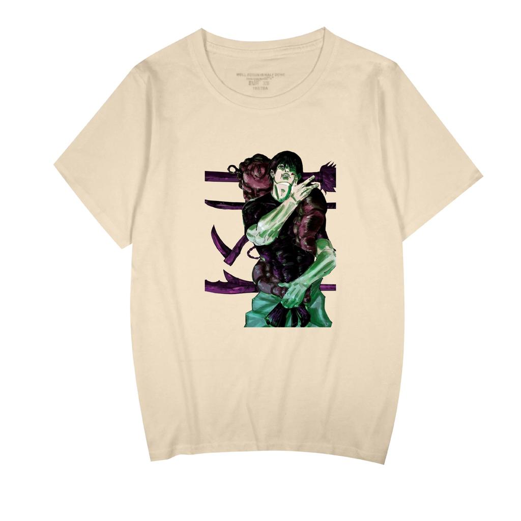 Jujutsu Kaisen Anime Women Men's T-shirts Graphic Shirt Cartoon Printed O-Neck Oversized Short Sleeves