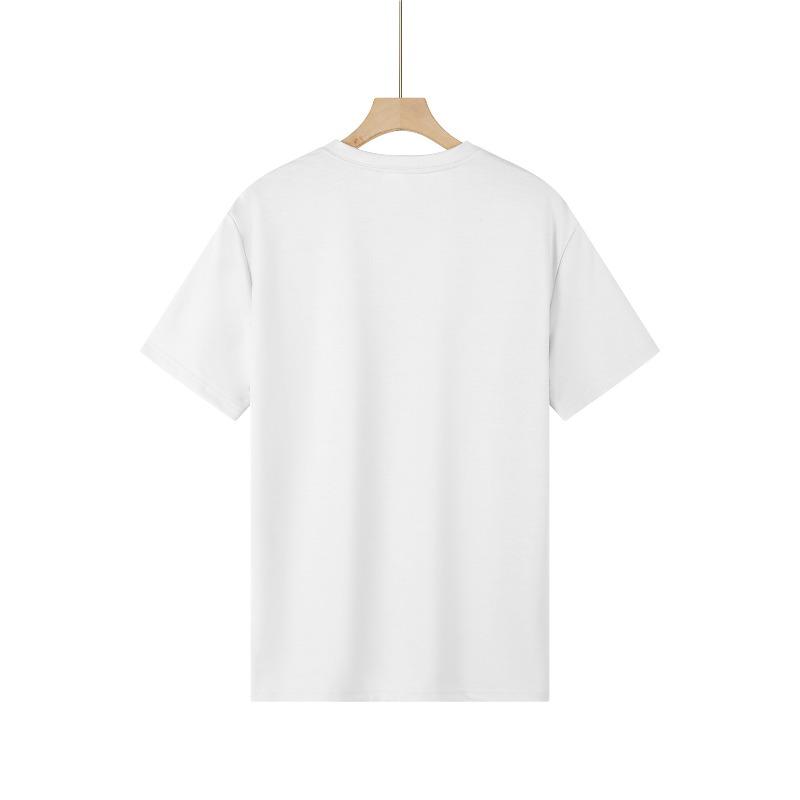 Men's Fashion Summer Comfortable Round Neck T-Shirt, Casual Sport Short Sleeve, "I'M JUST A CHILL GUY" Letter Cartoon Print Short Sleeve