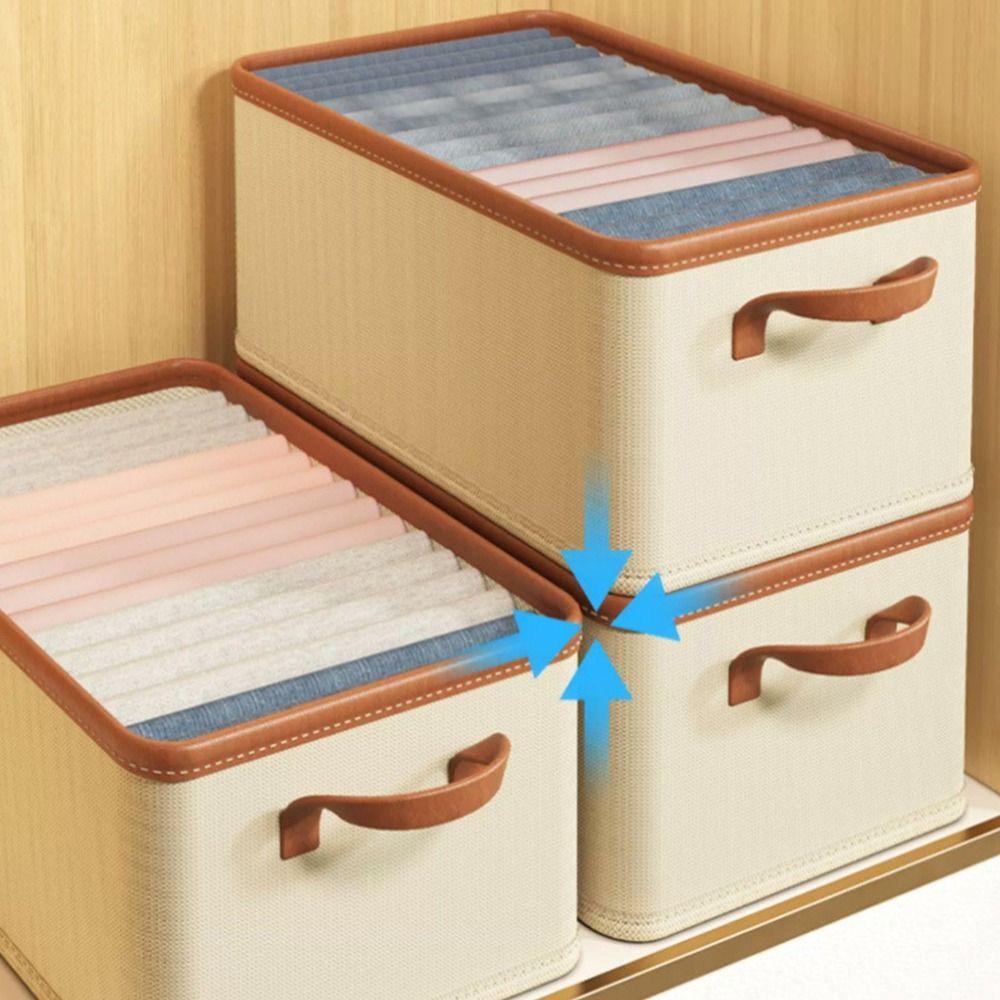 Clothes Dividers Clothing Storage Box Foldable Wardrobe Clothes Storage Box  Dustproof