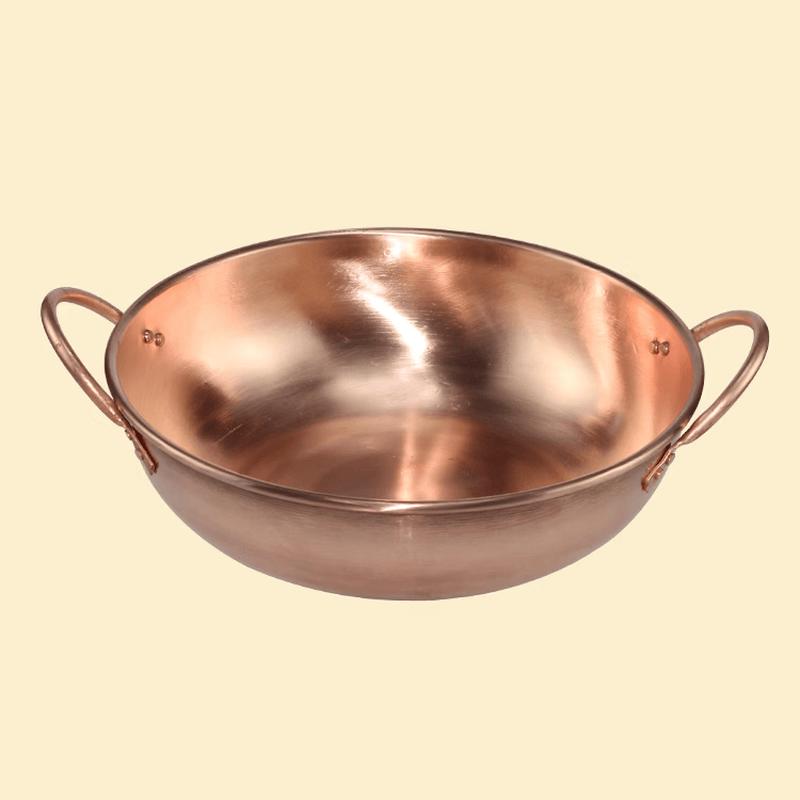 Chu Yi Qi Thickened Copper Hot Pot with Double Handles