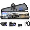 [2026 Latest Mirror-Style Dash Cam] NZACE Genuine Replacement Mirror-Style Dash Cam with Separate Front and Rear Cameras [Specially Designed for Japan