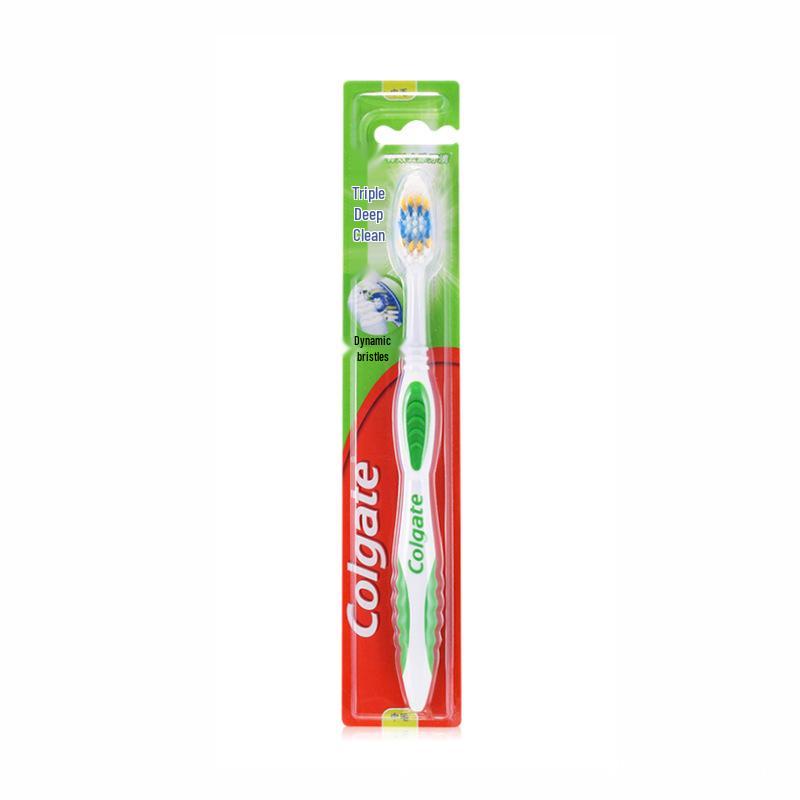 

Зубная щетка Colgate Triple Deep Clean для взрослых, средней жесткости - Надежная защита десен, Семейная упаковка.