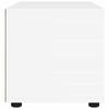 TV Stand VISNES White 100x40x38 cm Engineered Wood