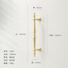 Single-Hole Drawer Knob Copper Brushed Wardrobe Cabinet Door Pull Handle Solid Furniture Hardware Dressing Table Cupboard Handle